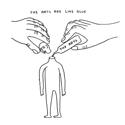 The arts are like glue