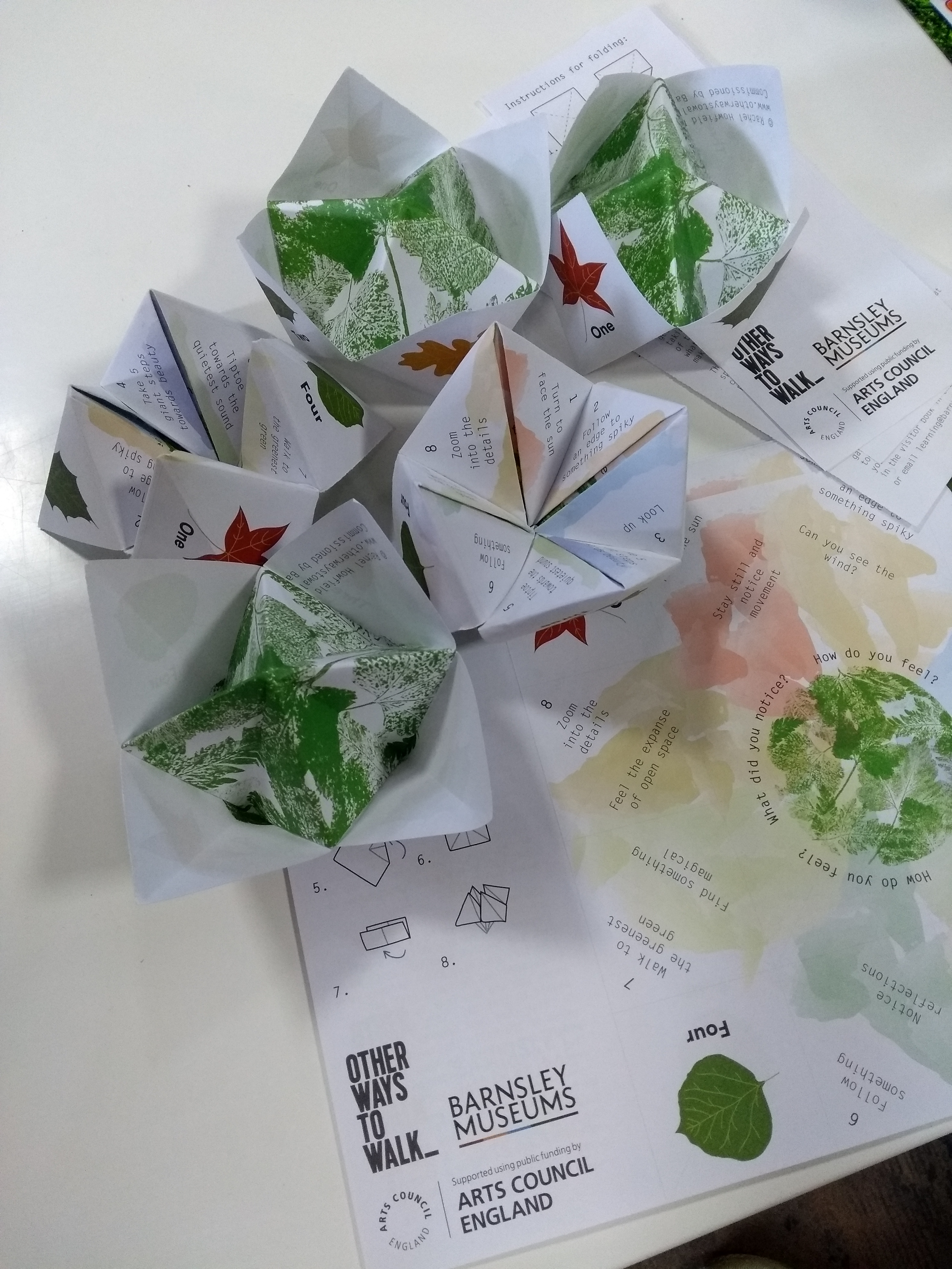 Barnsley Museum Wellbeing Chatterbox, created by Rachel Howfield Massey