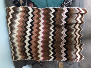 Lyn Yeoman's crocheted quilt