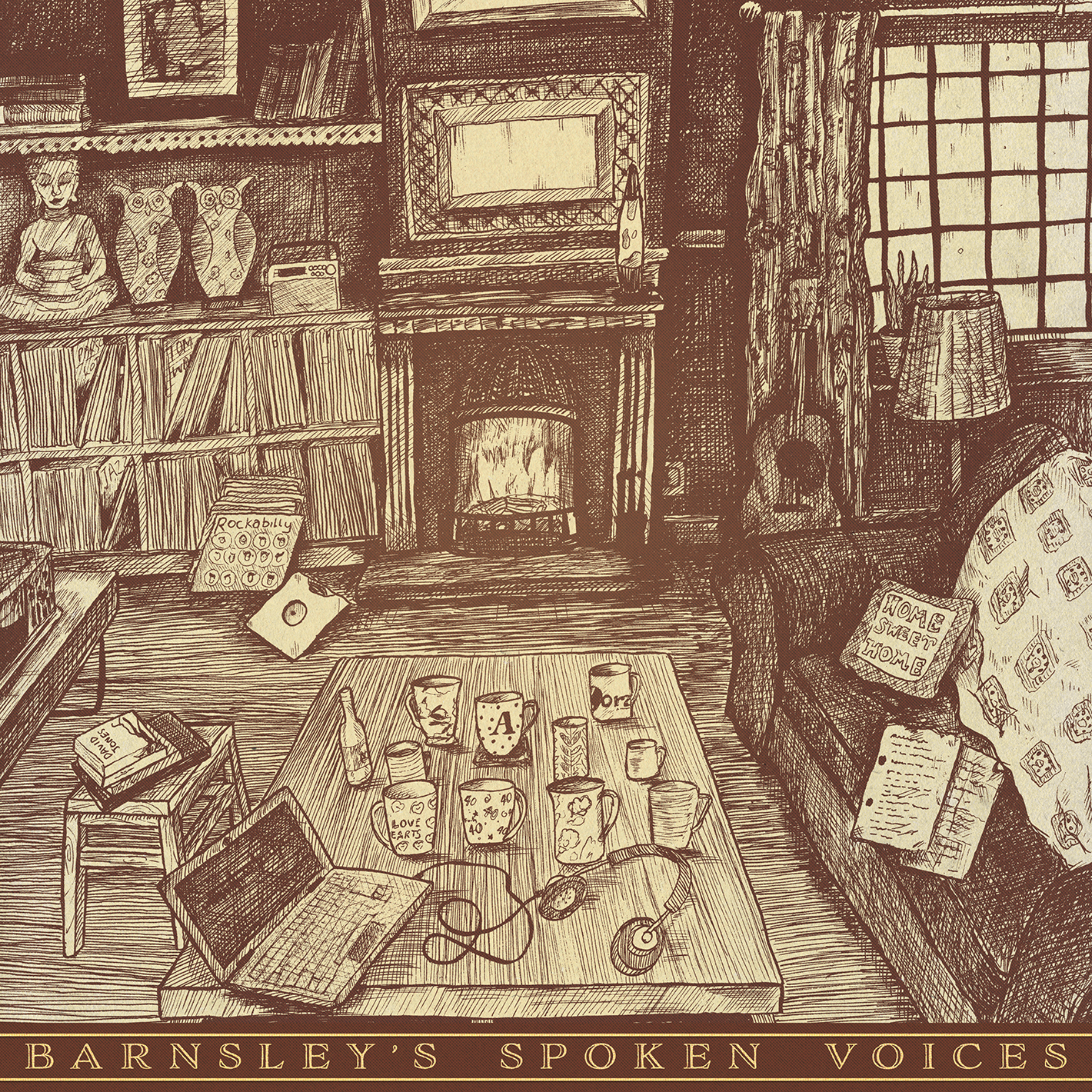 Barnsley Spoken Voices EP Cover Artwork by Lewy