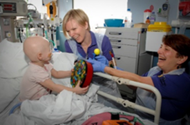 singers with young patient