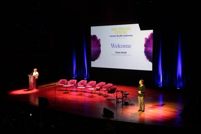 Elaine Bedell, Chief Executive of the South Bank Centre, introduces the Creative Health conference