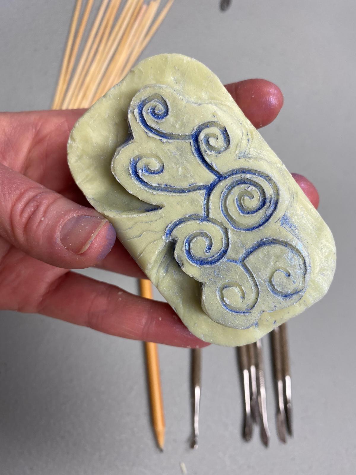 Soap carving swirls