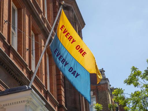 A Flag for Every One, from the Good Hope Works project at Great Ormond Street Hospital