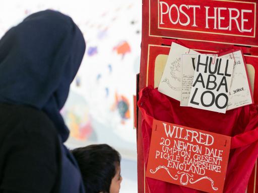 Wilfred the Post Box, Georgina Davy, GOSH Family Arts Week