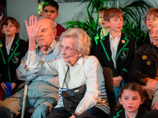 Making-Making Musical Bridges & connecting generations together through music. With thanks to the residents of Bernard Sunley Carehome and the children from the International School, UK