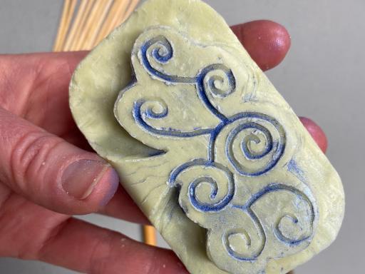 Soap carving swirls