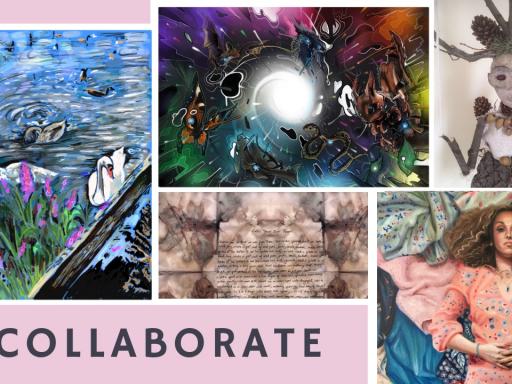 Artwork montage from Collaborate