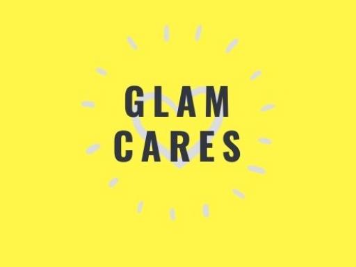 GLAM Cares logo