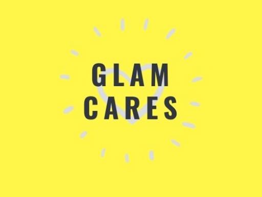 GLAM Cares logo