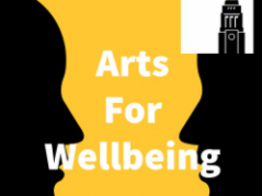 Arts and wellbeing podcast image