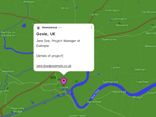 Creative Health Hub map